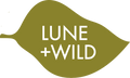 logo of lune and wild, a green leaf